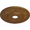 Ekena Millwork Vienna Ceiling Medallion (Fits Canopies up to 6 1/2"), 20"OD x 3 1/2"ID x 1 1/2"P, Smokey Topaz CM20VISTF - alternate 3